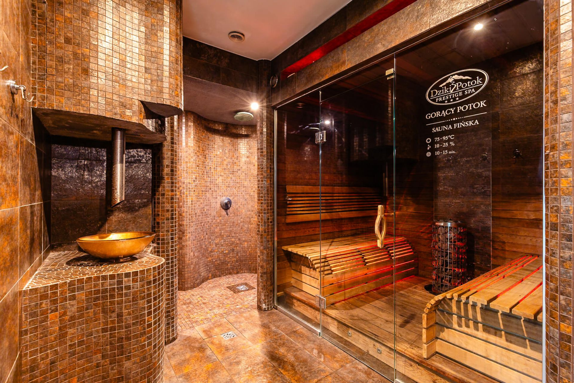 Sauna i strefa wellness w hotelu w Karpaczu dostępna dla gości biznesowych