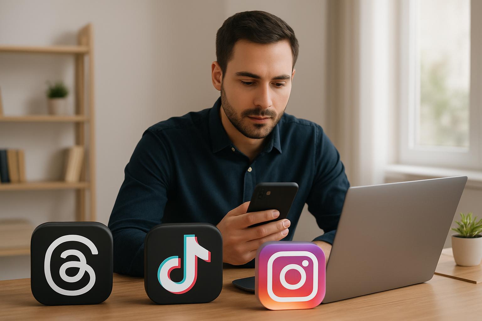 Threads, TikTok czy Instagram – gdzie warto rozwijać markę. Osobiste doświadczenie – jak sam planuję obecność cyfrową dla małych firm