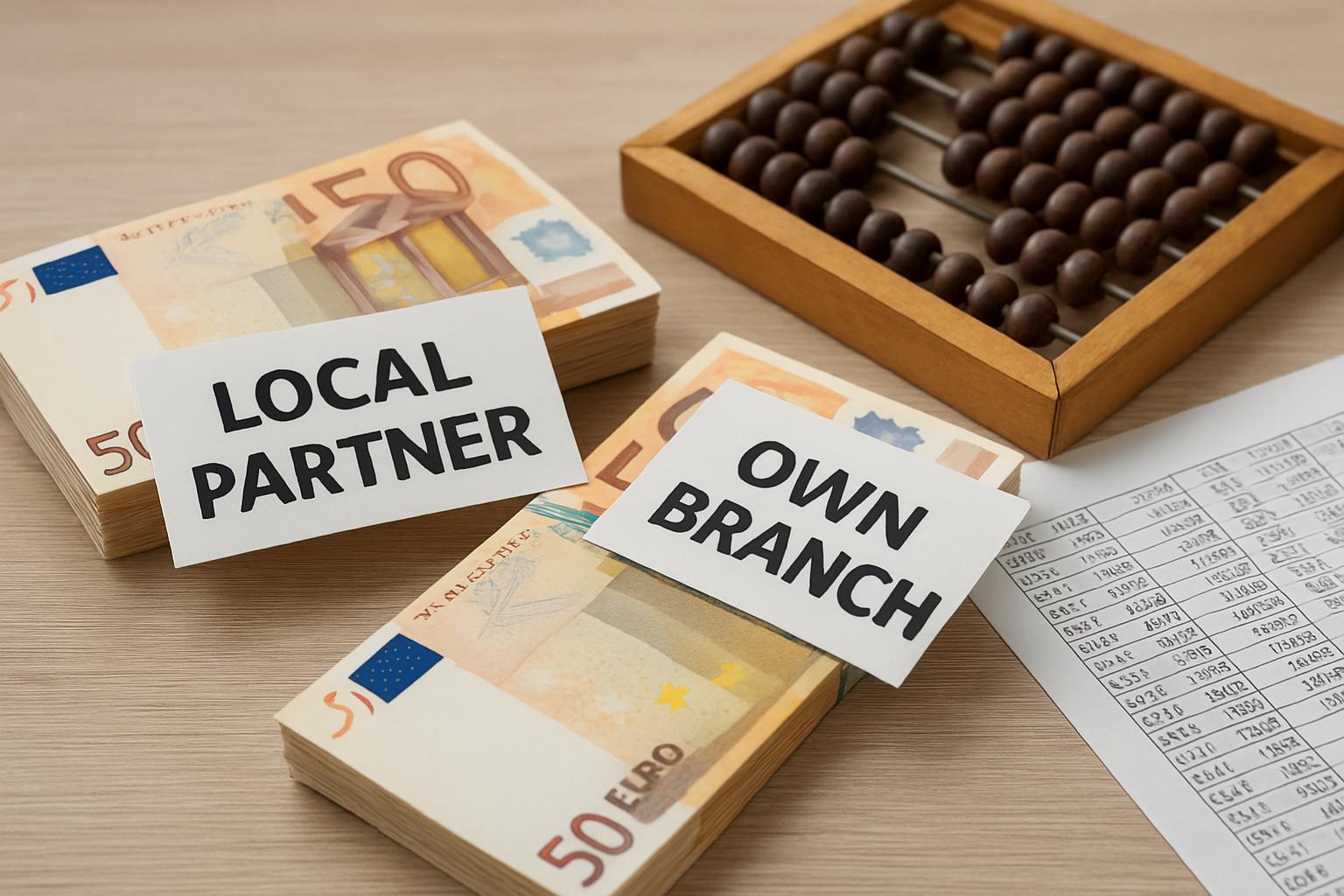 Partner lokalny czy własny oddział – jak porównać dwa modele ekspansji?. Finanse i gotówka: jak liczyć nie tylko marżę Partner lokalny czy własny oddział – jak porównać dwa modele ekspansji?. Finanse i gotówka: jak liczyć nie tylko marżę
