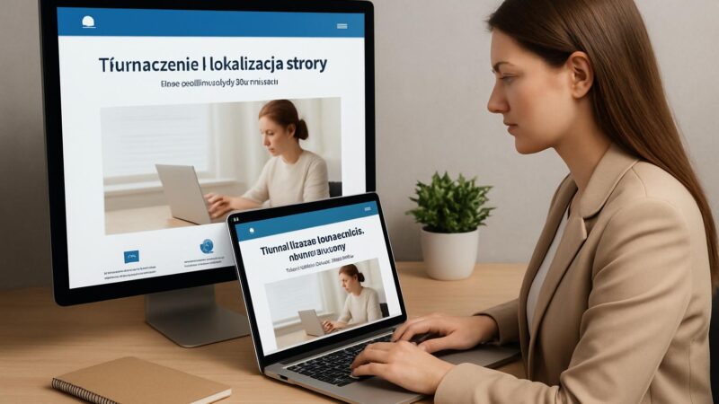 Strona, która „mówi” jak lokalny sprzedawca: tłumaczenie i lokalizacja oferty na rynki obce